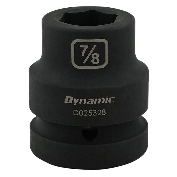 Dynamic 1" Drive Standard Socket, Black Phosphate, Tools 7/8" X 1" Drive, 6 Point Standard Length D025328 - main